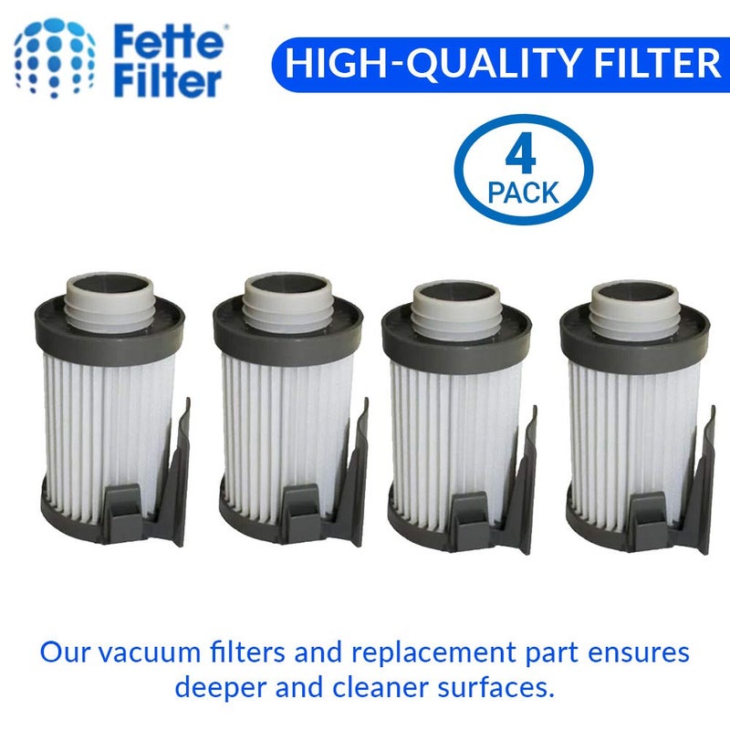 Fette Filter - Vacuum Filter Compatible with Eureka Models DCF10, DCF-10, DCF14, DCF-14, Optima 430 series & Optima Pet Lover Compare to Part # 62396-2, 62396, 62731. Pack of 4 - Image 2